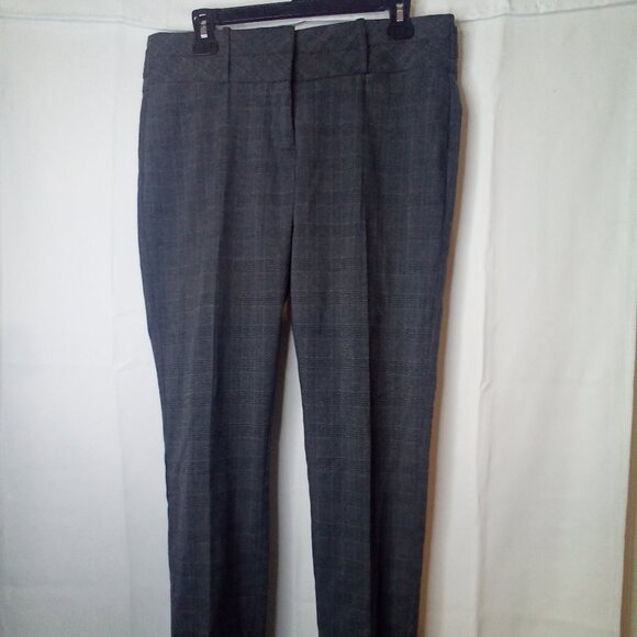 Maurices Pants Women 9 10 Career Classic Plaid Gray - Picture 1 of 14